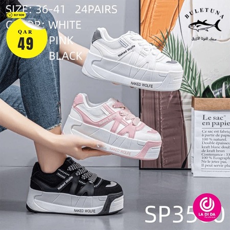 Women Casual Breathable Shoes | Lace Up Sneakers SP3560