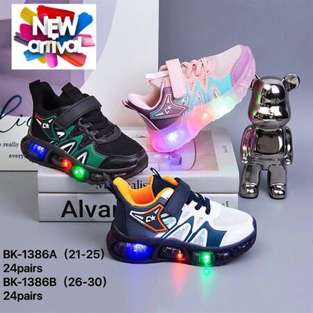 	Kids' Casual Fashionable SHOES and Sneakers  BK1386A&B