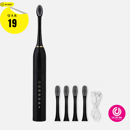 Rechargeable 6 Modes IPX-7 Waterproof Toothbrush Portable Toothbrushes Teeth Cleaner for Home