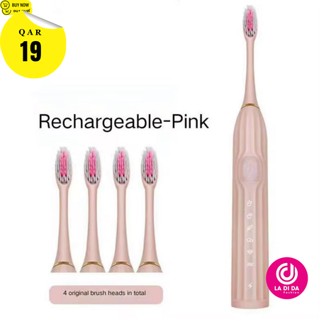 Rechargeable 6 Modes IPX-7 Waterproof Toothbrush Portable Toothbrushes Teeth Cleaner for Home