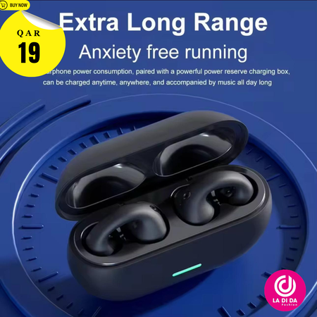 Clip Ear Earbuds Wireless Earphone With BT5.3 In-Ear Stereo Earbuds Sports Gaming Headphones for iphone for huawei