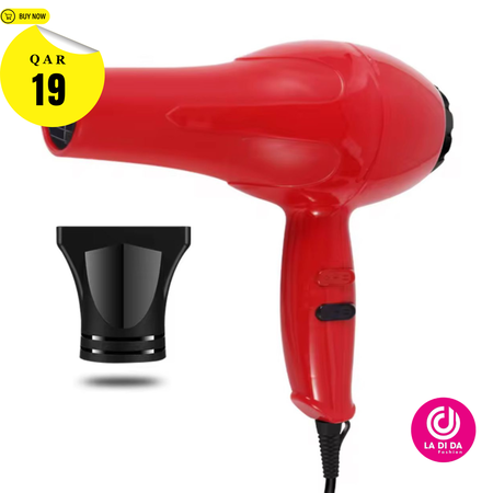  Hair Dryer Red and Black Maquillajepormayor