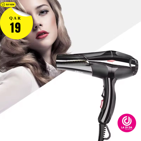  Hair Dryer Red and Black Maquillajepormayor