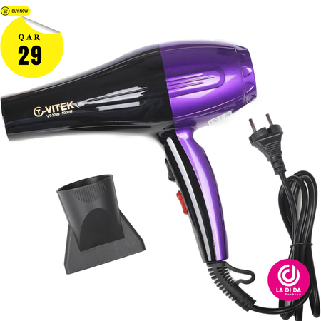  Hair Dryer Red and Black Maquillajepormayor
