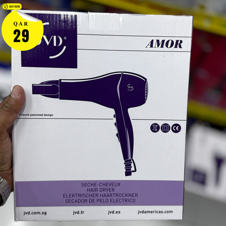  Hair Dryer Red and Black Maquillajepormayor