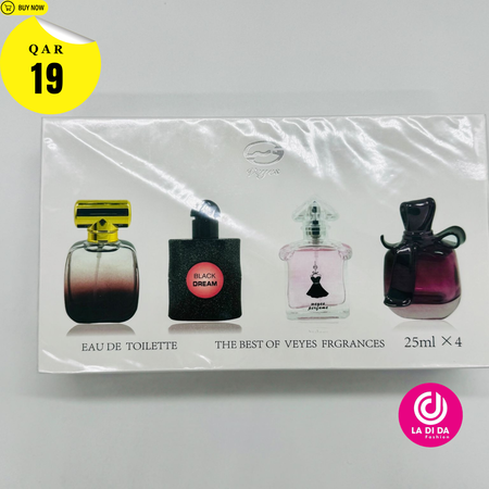 Ladies Mini 4-Piece Perfume Genuine Gift Set Lasting Women's Eau De Parfum 30ml Spray Lasting