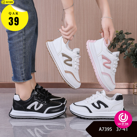 Women's White Single Casual Shoes for Autumn Small Size Leisure Sports Court Sneakers Mesh Surface Breathable